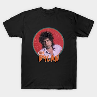 bob dylan art 90s style retro vintage 80s T-Shirt